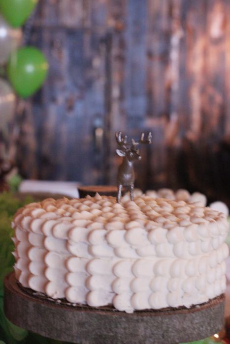 Faux Bois (Woodgrain) cake. Perfect for woodland themed events, or just because it is beautiful! | saynotsweetanne.com
