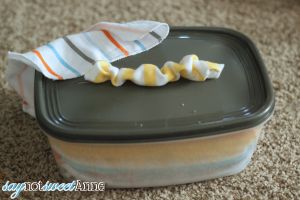 Easy DIY Cloth Baby Wipes + Wipe Spray. Awesome pop-up trick makes them easy to grab with one hand! | saynotsweetanne.com