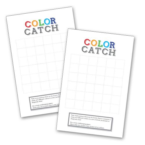 Printable Classroom Game using Candy! Easy to put together. All you need is this printable and a bag of colored candy! | saynotsweetanne.com